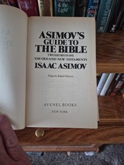 Asimov’s Guide to The Bible by Isaac Asimov (1st Printing) 1981 HC/DJ