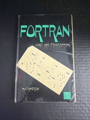 Fortran Logic And Program Fritz A. McCameron Vintage Programming
