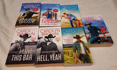 Lot of 7 PB Bks By Carolyn Brown Romance SERIES: LONGHORN CANYON, HAPPY, TEXAS