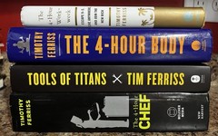 4 Book Lot Timothy Ferriss Hardcover Tools For Titans 4-Hour Chef Business Work