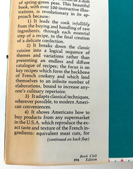 Mastering the Art of French Cooking | Julia Child | Knopf | 1961 | Book Club Ed.