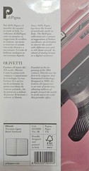 Olivetti Pink Midsized Lined Notebook by Pdipigna [Paperback, 176 pages]