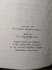 Holy Bible 1970 National Publishing Company National Bible Press Self Proclaim