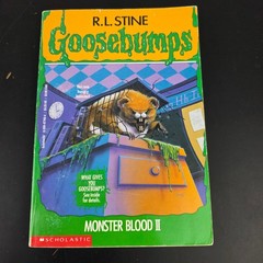 Goosebumps Monster Blood Trilogy RL Stine 1992 1994 1995 1 2 3 Vintage