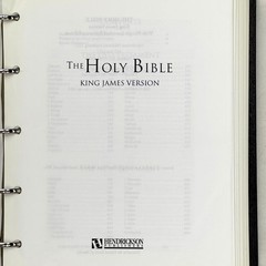 2011 The Holy Bible. KJV. Wide Margin Looseleaf Reference Edition. VG