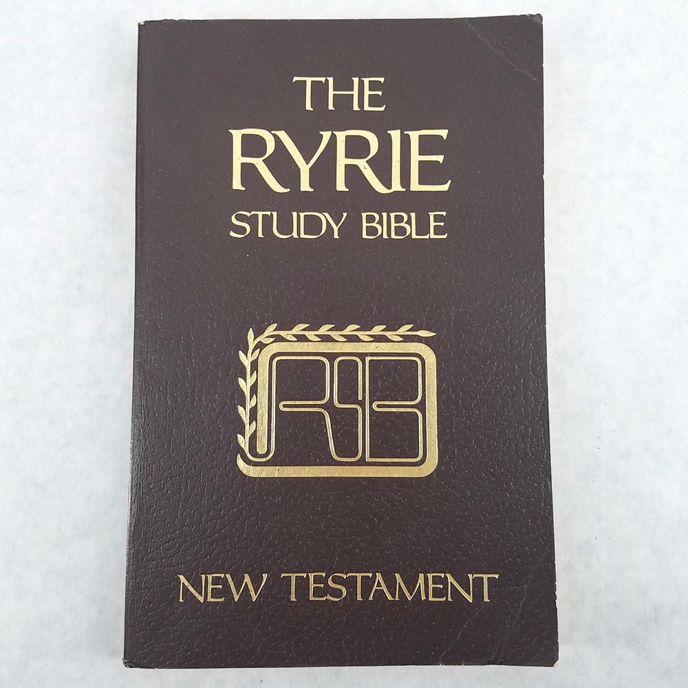 Ryrie Study Bible – Softcover by Charles C. Ryrie – NO MARKS