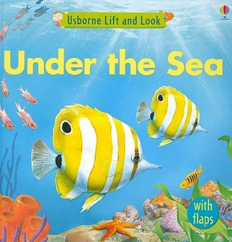 Under the Sea (Usborne Lift and Look Board Books) – Hardcover – GOOD