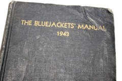 1943 The Bluejackets Manual 11th Edition United States Navy Bluejackets Book USN