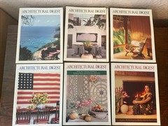 VTG Architectural Digest Lot Of 17 Magazines 1990 1991 1994 Various Mixed