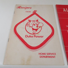 LOT OF 13 VINTAGE DUKE ENERGY HOLIDAY RECIPE BOOKS ALL 9″X6″ VARIOUS YEARS 60-70