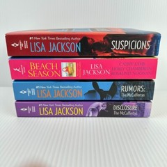 4x Lisa Jackson Large Paperback Books – Multiple Titles – Romantic Suspense