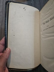 Holy Bible; Lamsa; 1967; FRENCH MOROCCO LEATHER; Ancient Eastern Manuscripts