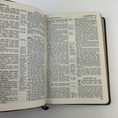 The Holy Bible King James Version Concordance Red Letter Leather Genuine Leather