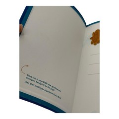 Hands-On Bible -NLT -Leather Like- Blue -Silver Gilded Page Edges -2013