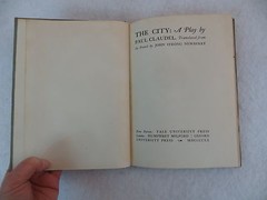 Paul Claudel THE CITY: A PLAY Yale University Press 1920