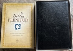 Biblia Pastoral de Estudio Plenitud RV1960 piel elaborada negro
