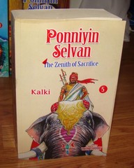 The Ponniyin Selvan Paperback Series 1-5 by Kalki, English Translated Versions