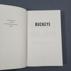 Buckeye Patrick Ryan SIGNED First Edition Hardcover Book Historical Literary