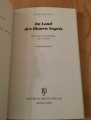 Im Land Des Blue Vogels Utta Danella Wilhelm Heyne Publisher München 1992 158 S