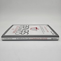 A Wealth Of Common Sense By Ben Carlson Hardcover Wiley Bloomberg Press – VG