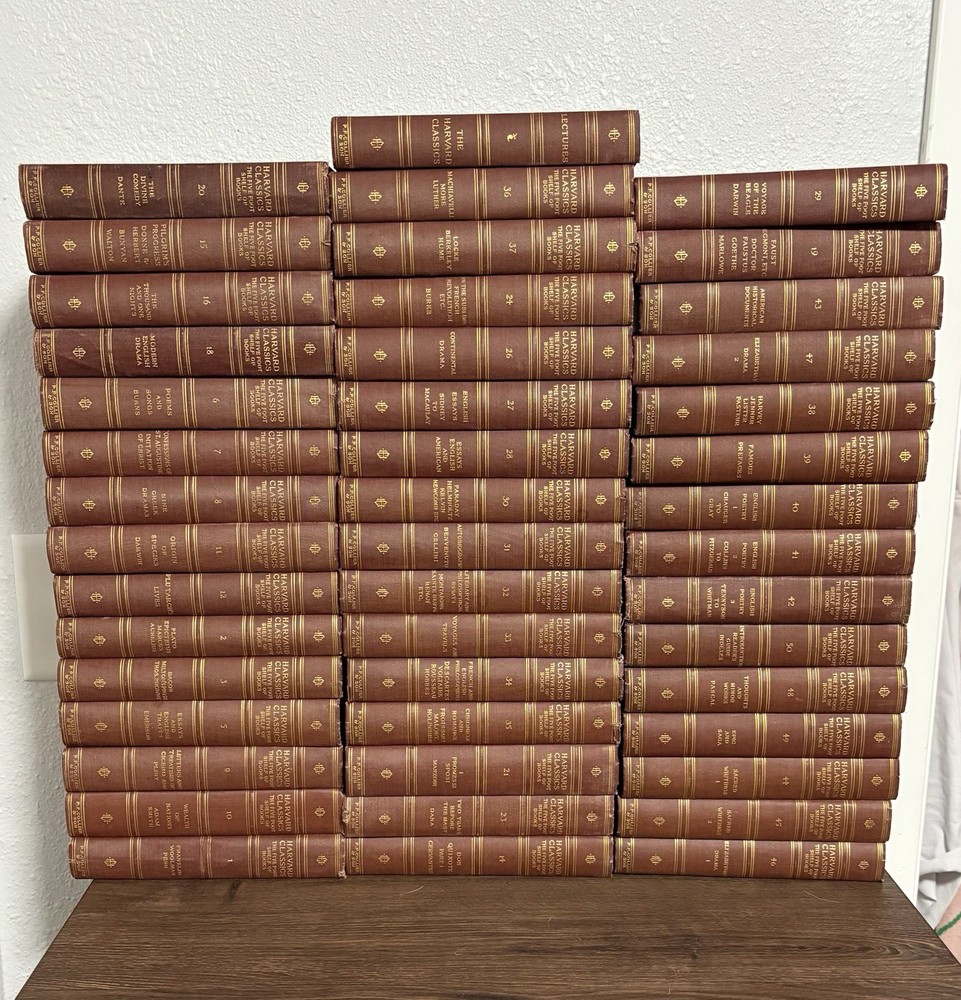 THE HARVARD CLASSICS Volumes – Five Foot Shelf 1909-1910 Choose Your Volume