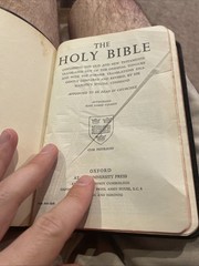 Holy Bible KJV OXFORD Concordance Morocco leather Personal Size #018X