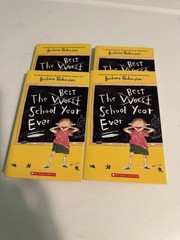 Lot Of 4 Scholastic Best Worst School Year Ever Barbara Robinson PB Ages 9-12