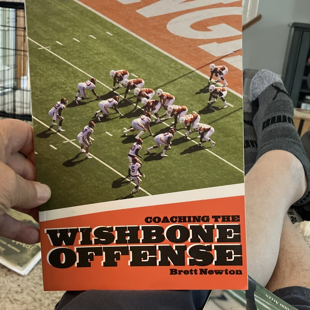 Coaching the Wishbone Offense Paperback Football Coaching Guide by Brett Newton