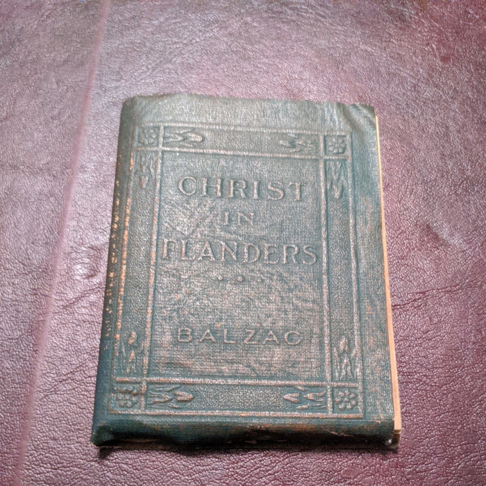CHRIST IN FLANDERS „LITTLE LEATHER LIBRARY” Vintage Book