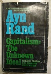 Capitalism: The Unknown Ideal Ayn Rand ( HC 1966 2nd Print) Alan Greenspan Book