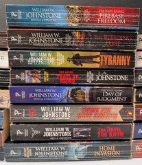 William W Johnstone Western Suspense Lot of 22 PB Books Of Eagles Phoenix Rising