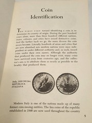 Coin Identifier by Burton Hobson 1966 Vintage Hardcover Book 88 Pages