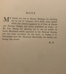 The Puppet Show Of Memory By Maurice Baring In 1922, Hardcover
