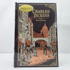 NEW: Charles Dickens Five Novels Collector Edition Bonded Leather Hardcover