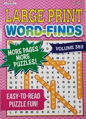 5 New Large Print Word-Finds Puzzle Books Kappa Games Vol #383-516~ Search,Hunt
