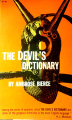 The Devils Dictionary by Ambrose Bierce Dover Books PB 1958 Good