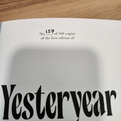 Caro Claire Burke YESTERYEAR Signed Numbered First Printing LE #157/500
