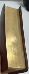 2001 Word Of God KJV Leather Special Margin Edition Bible Large Print Red Letter