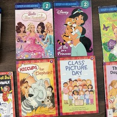 30 Level 2 Girl Readers Lot Disney Barbie I Can Read Step Into Reading Books
