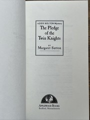 Pledge Of The Twin Knights #36 (Judy Bolton) Paperback Book