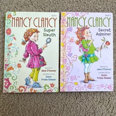 Jane O’Connor Nancy Clancy Books 1-2 Hardcover Illustrated Ages 9-12