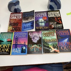 LOT OF 9 CATHERINE COULTER SUSPENSE NOVELS 8 in the FBI Thriller Series+1 Other