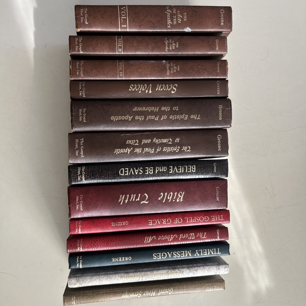 The Gospel Hour 16 Book Lot (Acts of the Apostles, Gospel According to John etc)