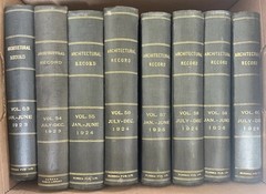 Vintage Architectural Record Magazine Bound Volumes 1923-1940. CHOICE