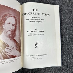 The Book Of Revelation Illustrated By Clarence Larkin 1919 Hardcover ￼