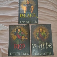 Ted Dekker The Circle Trilogy Paperback Graphic Novels Black Red White