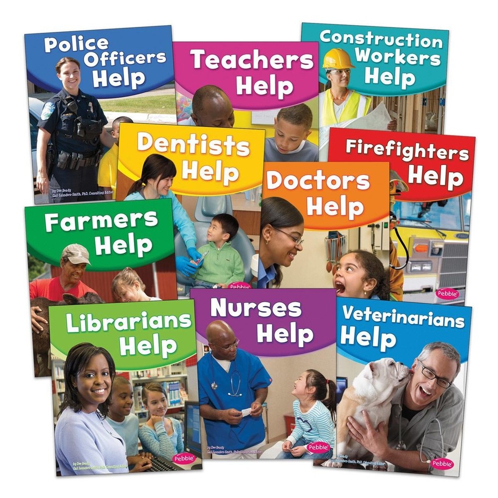 Capstone Press Our Community Helpers Book Set – Set of 10 – Paperback