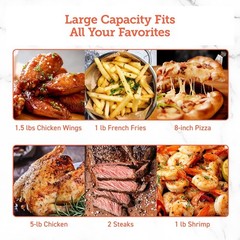 5.8QT Pro Gen Smart 11-in-1 Toaster Oven , 100 Recipes Cookbook, 200+ Online Rec