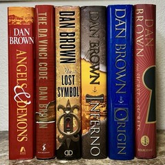 Dan Brown ROBERT LANGDON Complete Series Set (#1-6) Lot of 6 ALL HARDCOVER HC