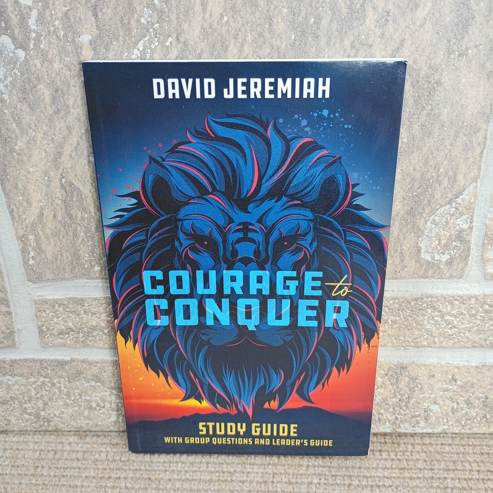David Jeremiah Courage to Conquer Study Guide Christian Paperback Book 2021